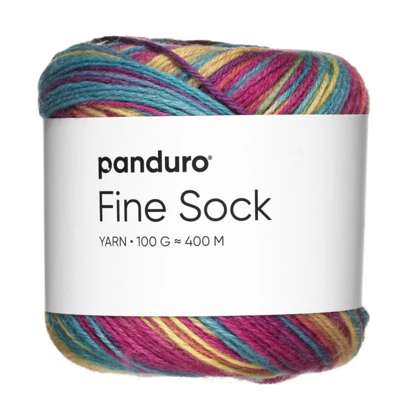 Lågt pris Garn Fine Sock 100g lekfull färgmix