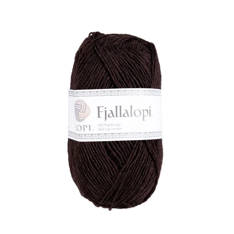 Garn Istex Fjallalopi 50g mörkbrun – Deep brown 3003 Populär