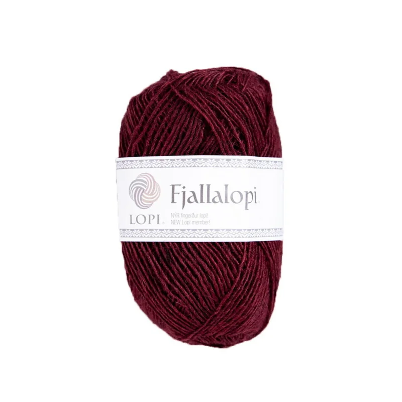 Garn Istex Fjallalopi 50g mörkröd– Maroon 3060 Kampanjpris