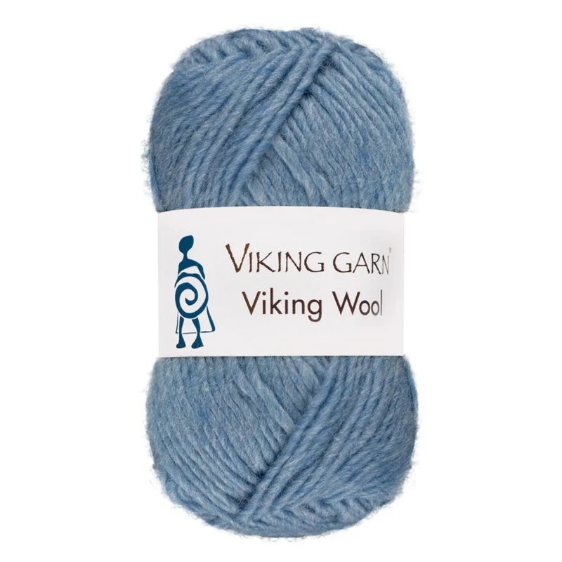 Viking Garn Wool 50g ljusblå 524 Bästa pris