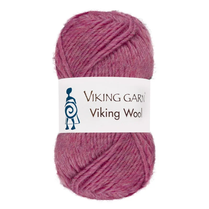 Fri frakt Viking Garn Wool 50g rosa 561