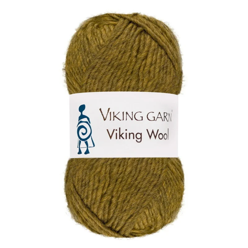 Viking Garn Wool 50g oliv 544 Outlet