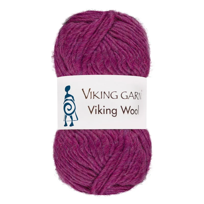 Kundfavorit Viking Garn Wool 50g magenta 566