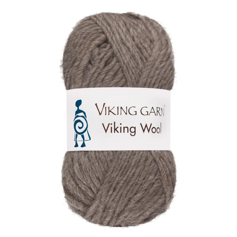 Sänkt pris Viking Garn Wool 50g ljusbrun 509