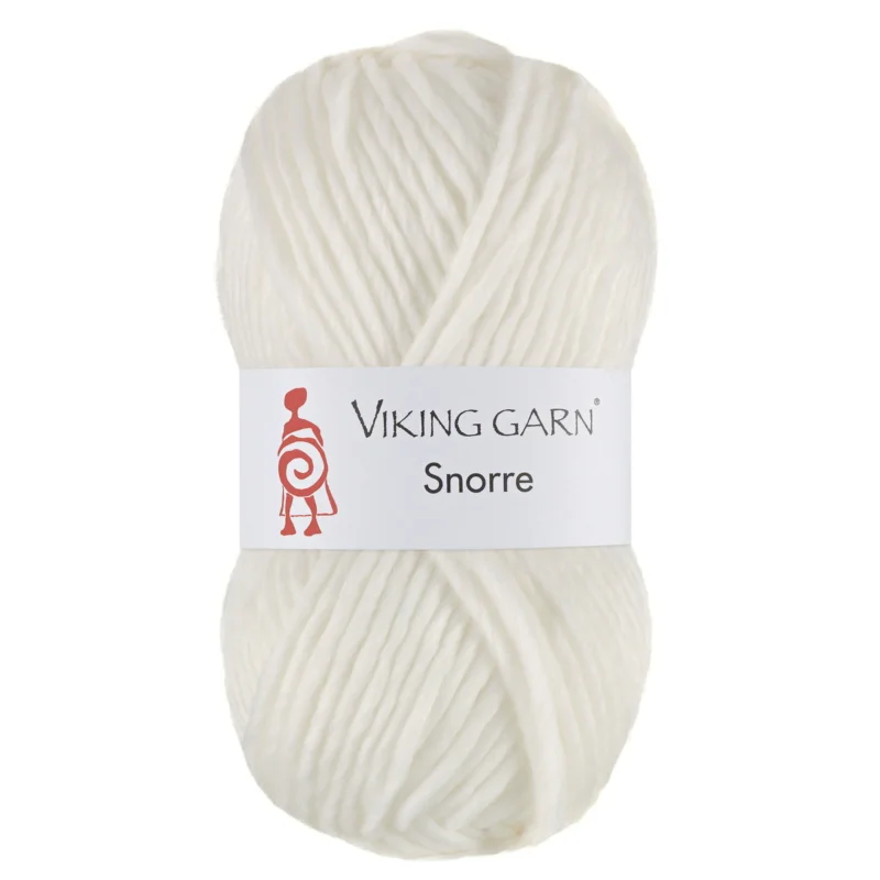 Outlet Viking Garn Snorre 100g vit 200