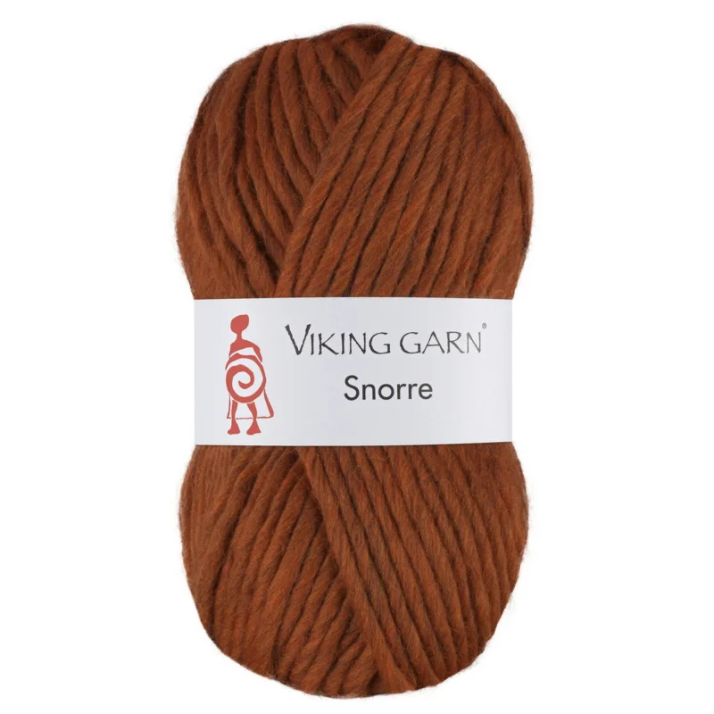 Viking Garn Snorre 100g rost 253 Kampanjpris