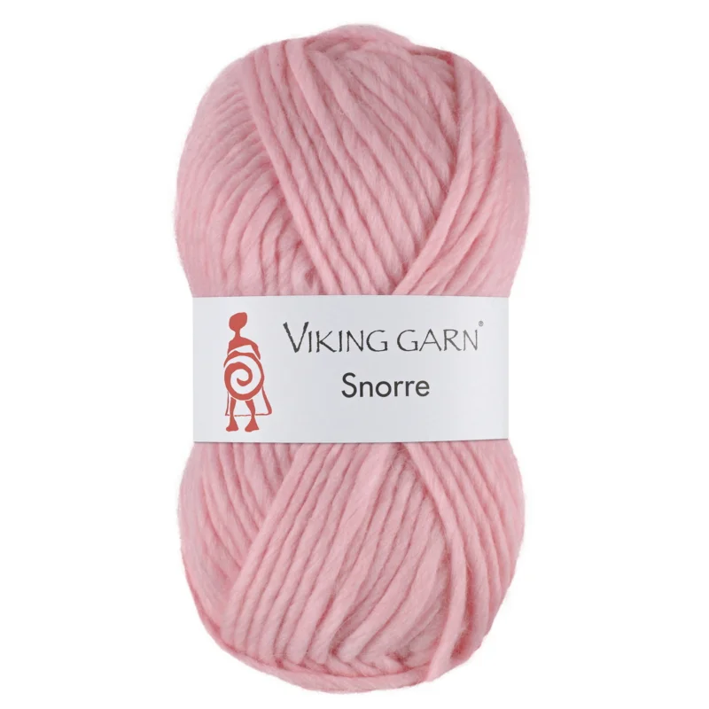 Viking Garn Snorre 100g ljusrosa 263 Kampanjpris