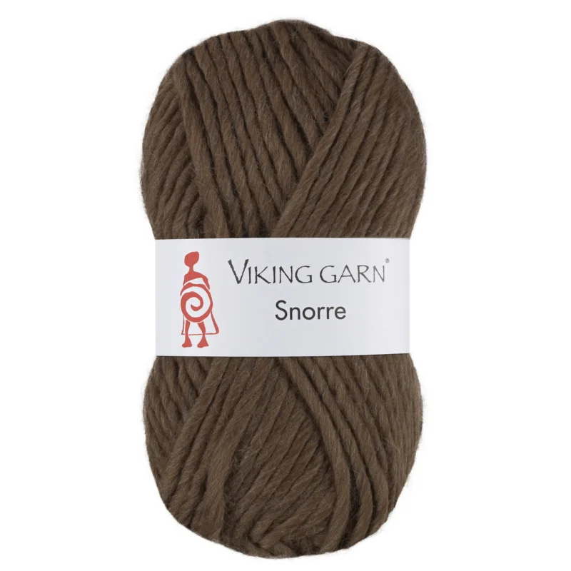 Viking Garn Snorre 100g mellanbrun 208 Trygg betalning
