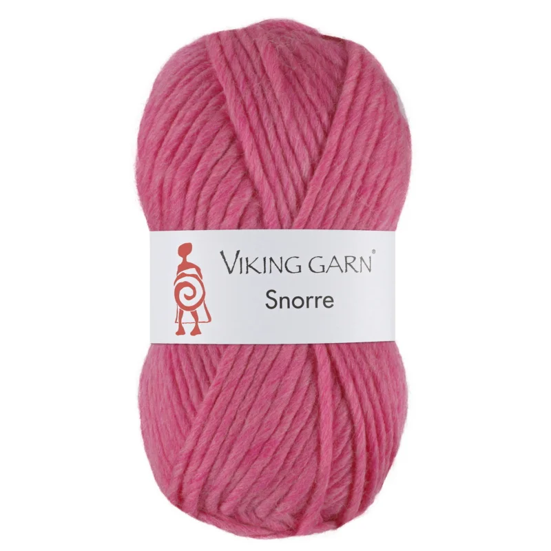 Viking Garn Snorre 100g rosa 261 Rabatt