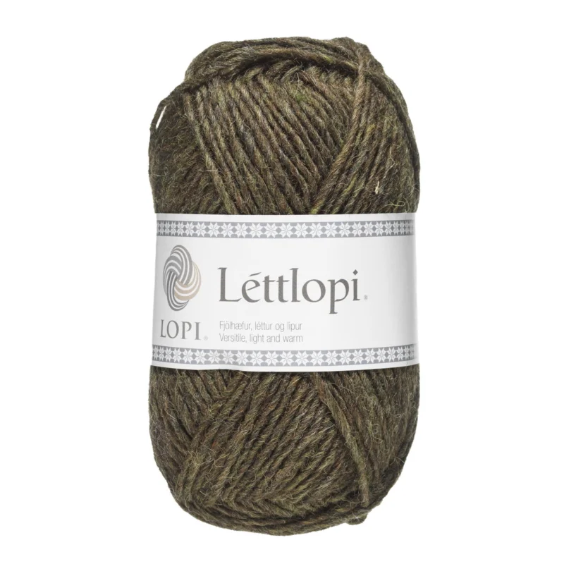 Ullgarn Istex Lettlopi 50g skogsgrön – 1416 Moor Populär