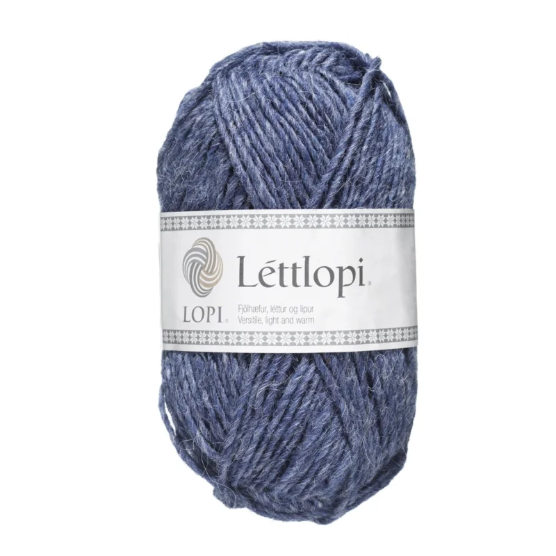 Sänkt pris Ullgarn Istex Lettlopi 50g jeansblå – 1701 Fjord blue