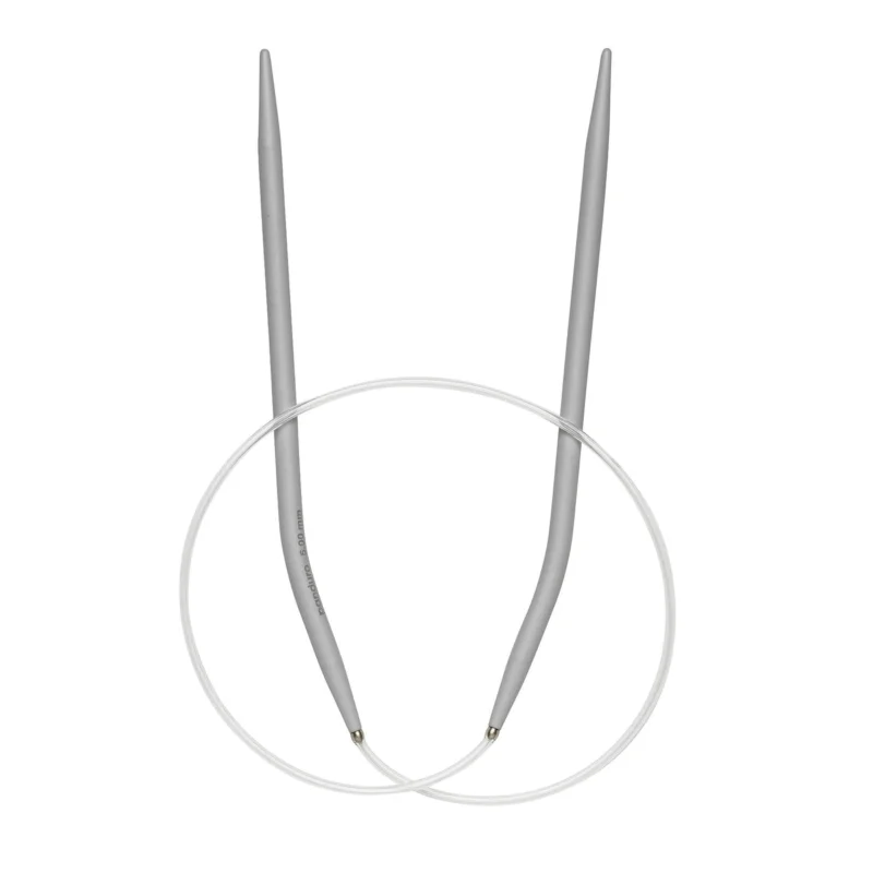 Beställ idag Rundstickor, längd 60 cm Ø5,0 mm – aluminium