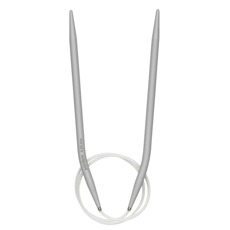 Rundstickor, längd 60 cm Ø5,5 mm – aluminium Nedsatt pris