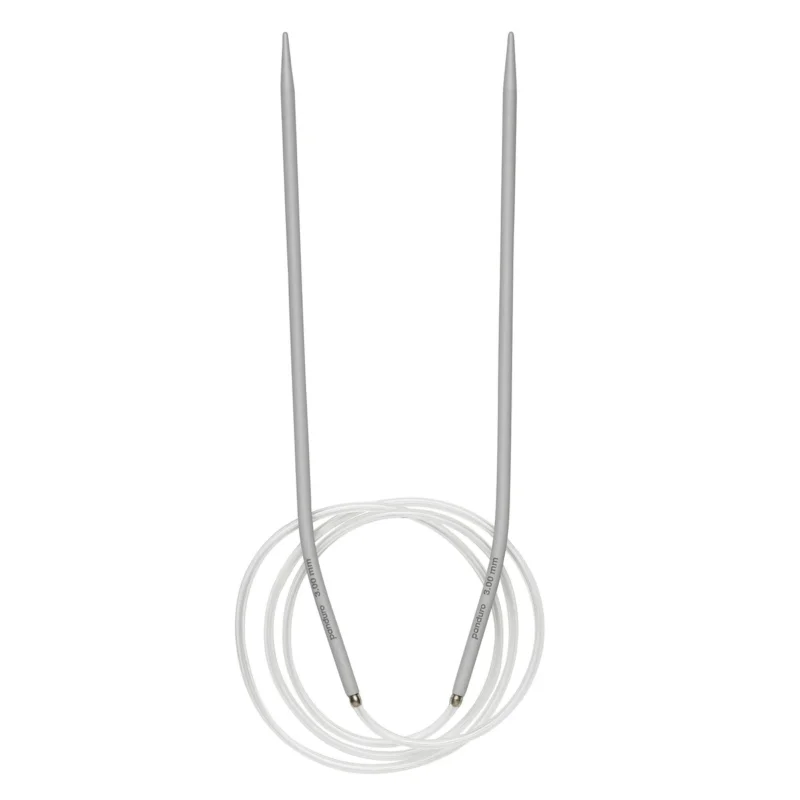 Lägg i varukorgen Rundstickor, längd 80 cm Ø3,0 mm – aluminium