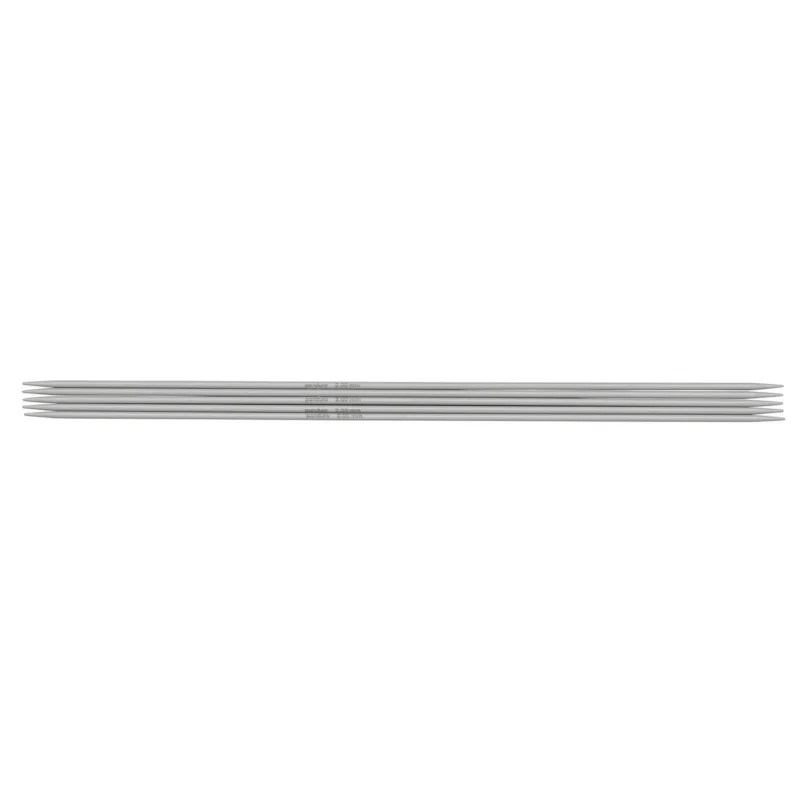 Strumpstickor, 5 st. Längd 20 cm Ø2,0 mm – aluminium Erbjudandepris