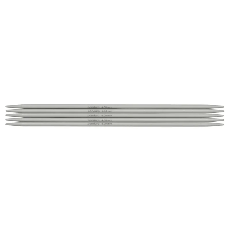 Strumpstickor, 5 st. Längd 20 cm Ø4,0 mm – aluminium Handla nu