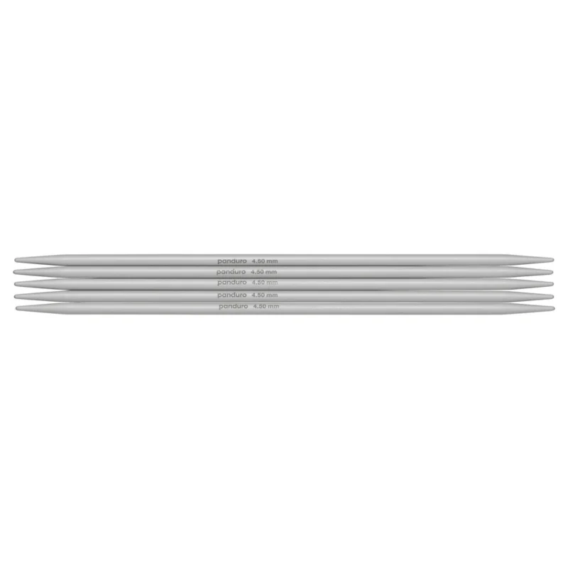 Snabb frakt Strumpstickor, 5 st. Längd 20 cm Ø4,5 mm – aluminium