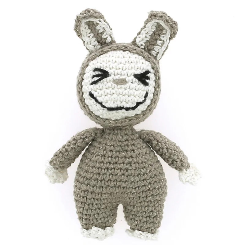 Hoooked DIY-kit My Boo Taupe – virka ett sött litet vitt & brunt monster! Rea