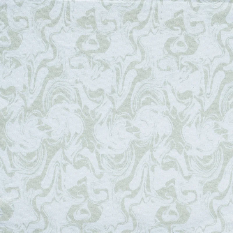 Snabb leverans Färdigskuren tygbit 100x145 cm – Swirl blue