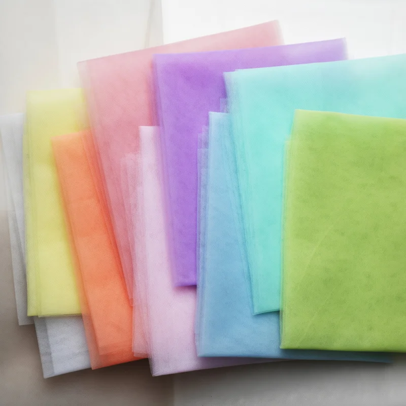 Tyll 10-pack 100x140 cm pastel – tyllstycken i pastellfärger Kundfavorit
