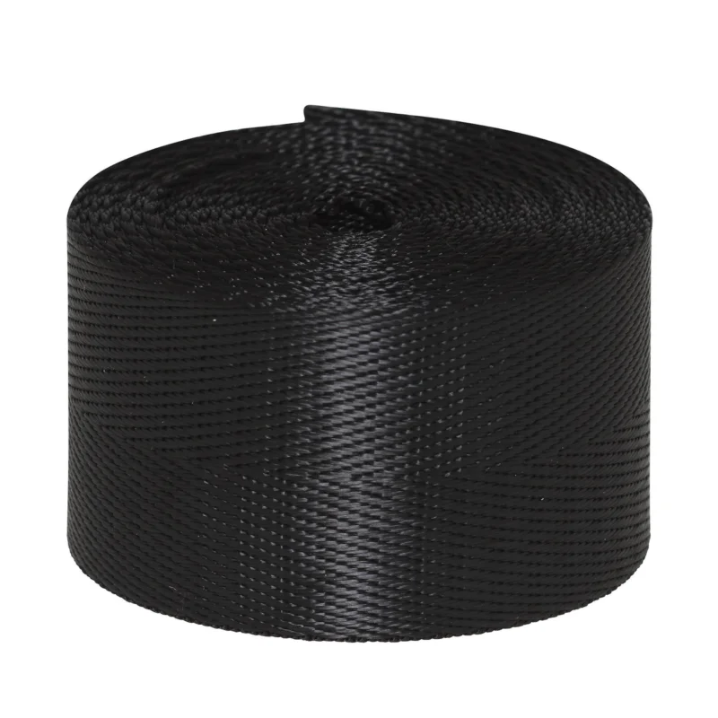 Väskrem av slitstark polyester, svart, 250 cm, bredd 4 cm Sista chansen