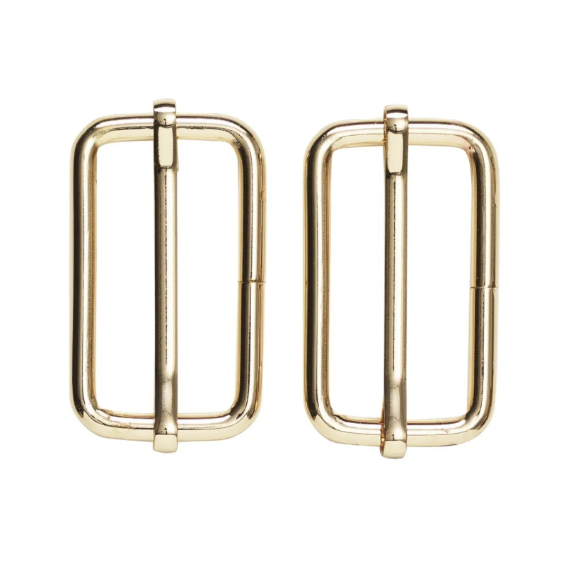 Säker betalning Väskspänne justerbart 2-pack – 47x23 mm, guldfärgade. Max rembredd 45 mm