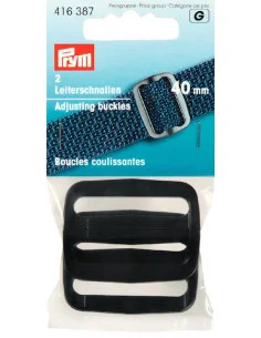 Justerspänne 40mm 2-pack svart Köp online