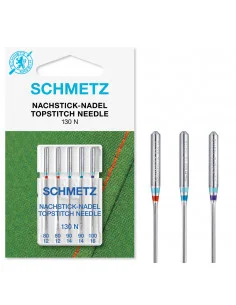 Schmetz topstitch nål 130N size 80-100 5-pack Snabb frakt