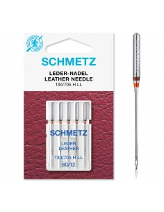 Schmetz Läder/skinn 130/705H LL Size 80 5-pack Snabb frakt