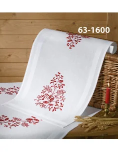 Reapris Broderi Löpare tryckt motiv utan garn
