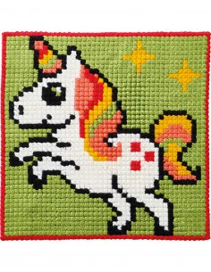 Kampanjpris Broderikit "Kits for kids" Enhörning