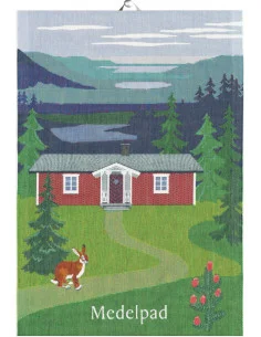 Sänkt pris Medelpad landskap Handduk 35x50cm