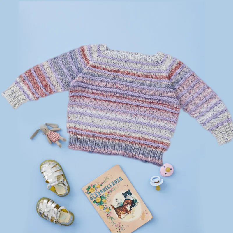 Trygg betalning Randig babytröja