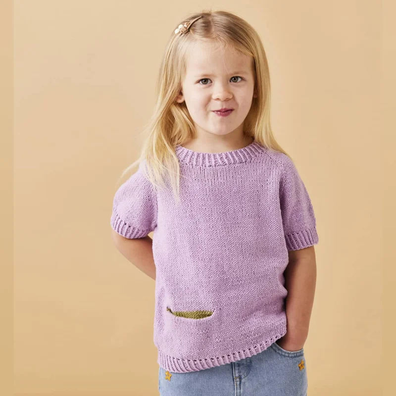 Barn-t-shirt med raglanärm Rabatt