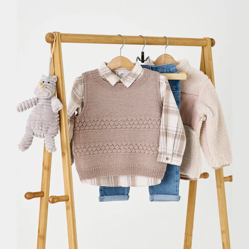 Köp online Väst med bubbelmönster