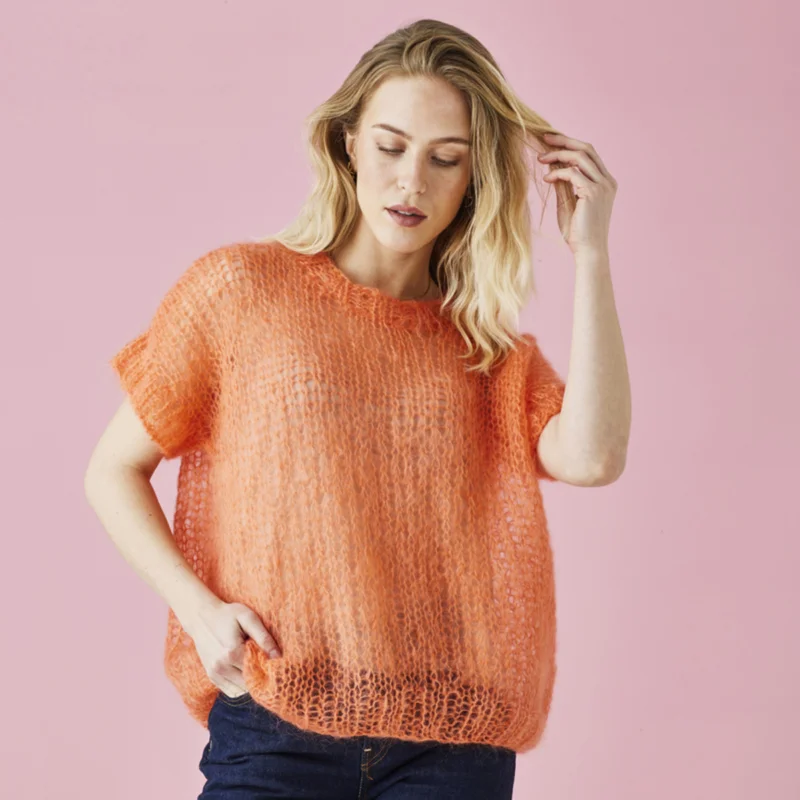 Oversize t-shirt i mohair Begränsad tid