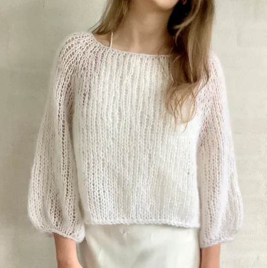 Oversize raglantröja i Angel Trygg betalning