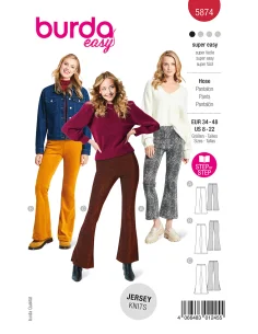 Burda 5874 risnedsättning