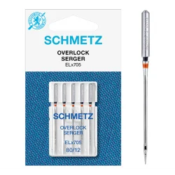 Schmetz Overlock ELx705 (Vävda Tyger) Populär