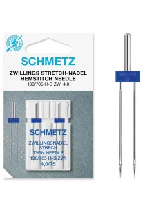 Schmetz Tvillingnål Stretch 4,0/75 2-pack Erbjudande