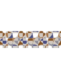 Endast idag Gardinkappa Metervara Mosaik 1