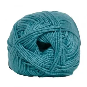 Hjertegarn Diamond Cotton Garn 6029 Mörk Turkos Fri frakt