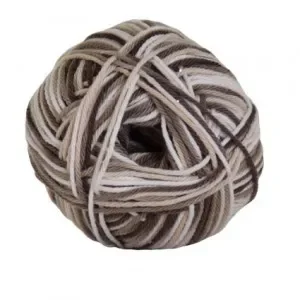 Trygg betalning Hjertegarn Cotton nr. 8 Garn 602 Bruna Färger
