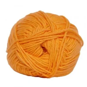 Erbjudandepris Hjertegarn Cotton nr. 8 Garn 3255 Ljus Orange