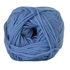 Hjertegarn Cotton nr. 8 Garn 6007 Gråblå Rabatt