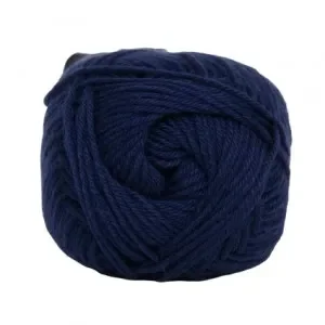 Hjertegarn Cotton nr. 8 Garn 685 Marinblå Snabb frakt