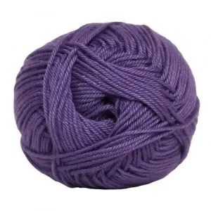 Kundfavorit Hjertegarn Diamond Cotton Garn 5244 Mörklila