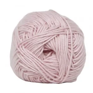 Handla nu Hjertegarn Cotton nr. 8 Garn 4951 Dov Rosa