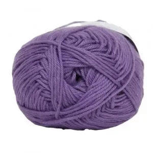 Hjertegarn Cotton nr. 8 Garn 5244 Lavendel Fri frakt