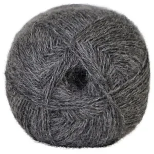Â Hjertegarn Alpaca 400 Garn Färg 435 Mörkgrå Expressleverans